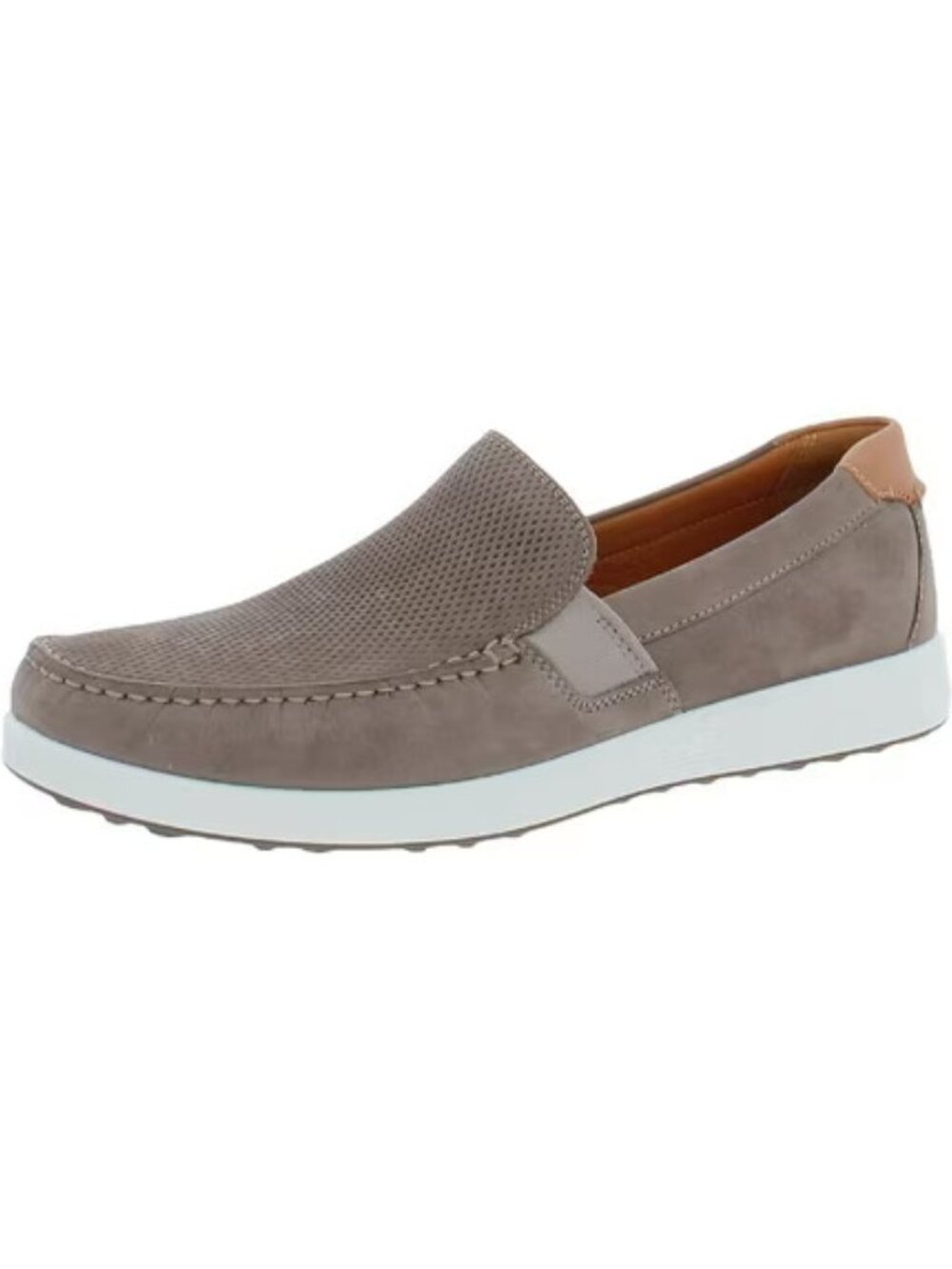 ECCO Men's Lite Moc Leather Slip On Golf Loafer Size EU 45 / US 11 - 11.5